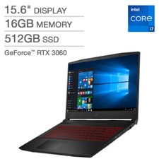 MSI Katana GF66 11UE-260US 15.6'' FHD 144Hz Laptop i7-11800H 16GB 512GB RTX 3060 picture