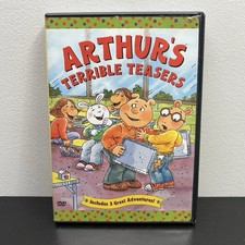 Arthur's Terrible Teasers - Includes 3 Great Adventures PBS Kids (DVD, 2004) picture