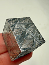 LOW PRICE BEAUTIFUL BLOCK CUT MUONIONALUSTA SWEDISH IRON METEORITE 44.4 GMS picture