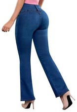Butt Lifter Womens Jeans High Waist Boot Cut Pantalones Levanta Cola Colombianos picture