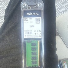 Micron 32GB DDR5-5600 PC5-5600B 288-Pin ECC RDIMM MTC20F2085S1RC56BD2 picture