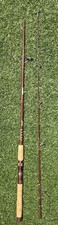 Vintage Fenwick PLS66 6ft 6in Lunker Stik Spinning Rod Two Piece picture