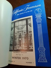 1970 Freemasonry masonic  California Freemason Volume 17 18 19   /31 picture