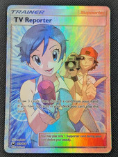 TV Reporter (Full Art) 167/168 Sm-Celestial Storm Holo Pokémon Trainer LP picture