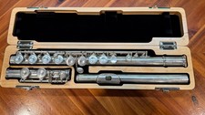 1930's Selmer USA George Haynes Solid Silver Boehm Flute picture