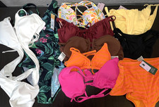 Lot of 10 New Women's Swimsuits|Tops|Bottoms|One-Piece|Cover-up|MSRP $200+ picture