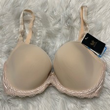 Wacoal 30DDD Bra Beige La Femme Underwire Lined 853117 Back Closure Bow NEW picture