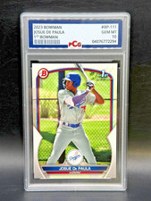 2023 Bowman Josue De Paula 1st Bowman BP-111 Graded PCG Gem Mint 10 Dodgers🔥🔥 picture
