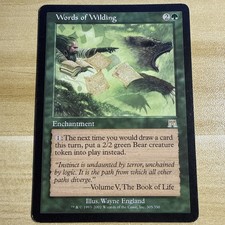 Words of Wilding #305 - MTG Onslaught (ONS) - MP picture
