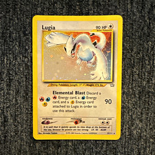 Pokemon TCG Lugia 9/111 Neo Genesis unlimited Holo Rare English 2000 picture