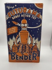 Futurama Wind-Up Bender Robot Action Toy 2000 picture