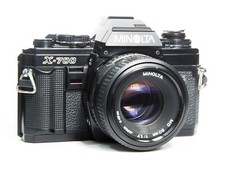 Minolta X-700 35mm SLR Film Camera with 50mm F2 Lens -- TESTED picture