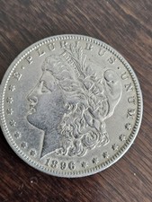 1896-O Morgan Silver Dollar Silver Coin, Tough Choice XF++, Better Date picture