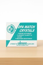WATCH CRYSTAL PLASTIC (Acrylic) (Low Dome 4mm Height) 19.0mm to 40.0mm 10pcs BOX picture