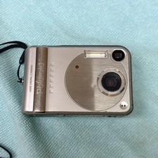 VINTAGE POLAROID A500 5.1MP SILVER FLIP SCREEN DIGITAL CAMERA TESTED AND WORKING picture