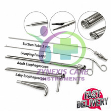 New Surgical Esophagoscope Esophagoscopy Endoscope Reusable 5 PCs Set picture