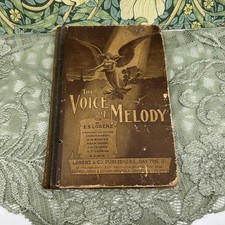 1899 The Voice Of Melody Hymn Book By E. S. Lorenz Church Songs Music picture