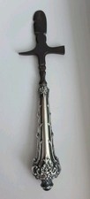 Victorian Sterling Cigar Box Opener Hammer picture