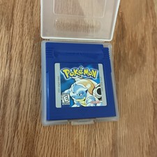 Pokemon Blue Version Nintendo Game Boy Authentic OEM Cartridge Tested Saves picture