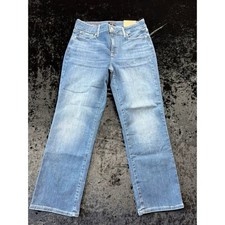 NYDJ Marilyn Ankle Jeans Womens 8 Bluewater Lift Tuck Straight Leg NWT picture