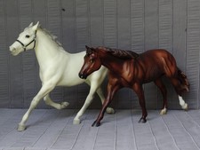 Lot Of 2 Trad. Breyers Horses- Ltd. Ed. Pacer & Don't Think Twice -(Roxy Mold) picture