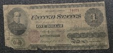 FR. 17a 1862 $1 ONE DOLLAR LEGAL TENDER UNITED STATES NOTE RARE  picture