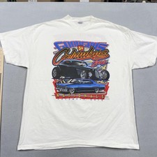 Vintage Goodguys Columbus Shirt Mens 2XL White NASCAR Racing 2001 Hanes Tee picture