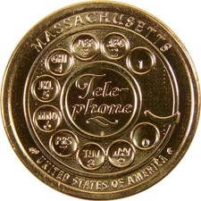 2020 D Massachusetts Telephone American Innovation Dollar Uncirculated picture