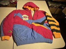 Vintage 90’s Super Bowl Jacket Logo Tiger Stripe NFL Pro Line Apex One 1995 picture