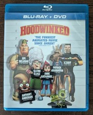 Out of Print Rare Hoodwinked Blu-ray / DVD Set  w/ Bonus Hoodwinked Too 3D Set picture