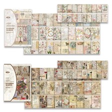 200Pcs Vintage Decoupage Paper, Antique Looking Floral Rice Paper picture