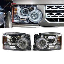 1 Pair Front Headlight Assemblies Kit For Land Rover Discovery 4 LR4 2010-2013  picture