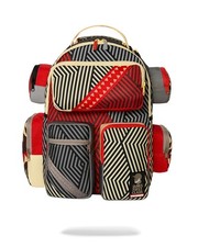 Sprayground James First Class Trooper Backpack PVC Laptop Travel Bag NWT picture