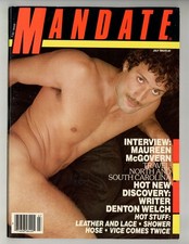 Mandate 1985 Malexpress, Kristen Bjorn 98pgs Vintage Gay Pinup Magazine M38283 picture