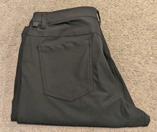  Lululemon ABC Classic Black Pants Men's 34x32 picture