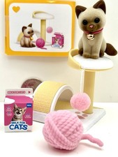 2026 Zuru My Mini Pets Miniature Adorable Siamese Kitten W Accessories Series 1 picture
