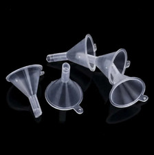 10 PCS Clear Funnel Set - Versatile Sizes for Kitchen, DIY, and Crafts - NEW picture