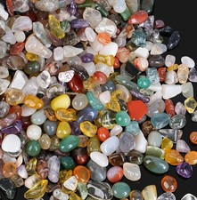 800Pcs+ (3lb) Gemstones and Crystals Set, 30 Kinds+ Crystals Bulk and Mineral... picture