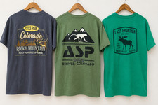 Outdoor Adventure T-Shirt Bundle Rocky Mountain National Park Alaska Moose ASP D picture