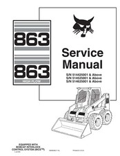Bobcat 863 High Flow Skid Steer Loader Service Shop Repair Manual 6900648 picture