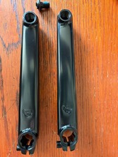 SE Bikes Black V-Ridge Cranks 175mm Chromoly arms No Spindle vbk75 picture