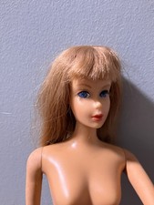 Vintage Barbie #1160 Strawberry Blonde TNT Bend Leg Doll TLC w/ Clear X Stand picture