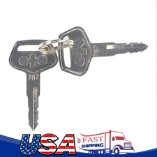 OEM #787 Key For Komatsu Excavator Heavy Equipment 2PACK picture