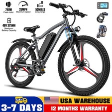 749W Mountain Electric Bike,Top Speed 25MPH,50 Miles,7-Speed Gear System picture