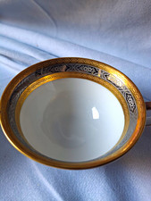 Heinrich H&C Regal HC REG Gold Band Footed Demitasse Cup Bavaria Vintage picture