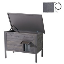 Uimoso Outdoor Heated Cat Shelter with Waterproof Design and Heating Pad picture