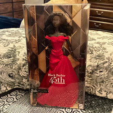 Barbie Signature Black Barbie Anniversary Doll Red Gown Collector, Unopened picture