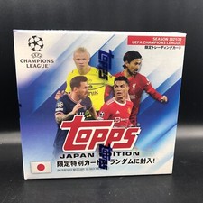 Topps 2021-2022 UEFA Champions League Soccer Japan Edition Factory Sealed Box picture