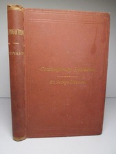Contemporary Evolution George Mivart Antique 1876 Book Science Society Steampunk picture