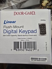 Linear 2000E Digital Control Keypad Flush-Mount Backlit Accessory picture